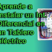 instalacion de interruptores diferenciales